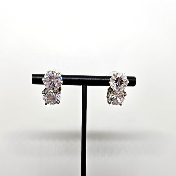 Cubic Zirconia Drop Earrings - Picture 4 of 9